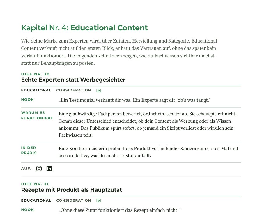 Guide-Seite aus Kapitel 4: Educational Content